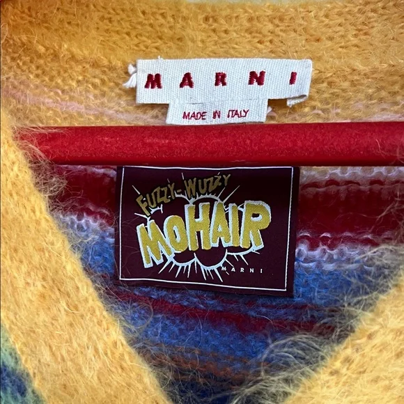 Marni Vibrant Striped Cardigan - Picture 2 of 8